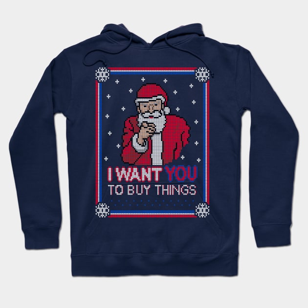 Uncle Santa! Hoodie by Raffiti